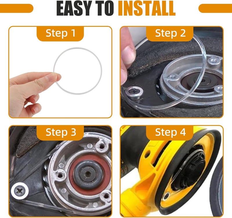 PROSOCOOL N430442 كابل صنفرة عشوائية الحزام 903373 متوافق مع صنفرة الحزام بورتر ديوالت DWE6421 DWE6423K 332 333 334 335 343، جزء صنفرة عشوائية (عبوة 2)  - Image 4